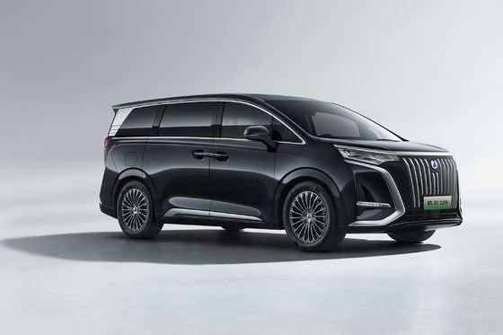 180km 7 Seat MPV Electric Car Tengshi D9 970 All Wheel Drive Plug In Hybrid SUV