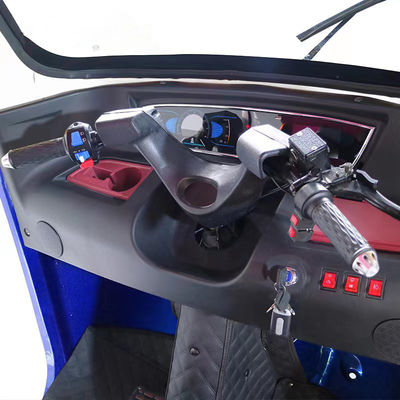 Modern Electric Cargo Tricycle Taxi Bajaj Style Tuk Tuk Electric Vehicle 4 Seats